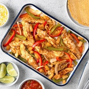 Sheet Pan Pineapple Chicken Fajitas